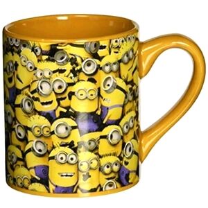 Despicable Me Minions Coffee Mug 14 Oz Liscensed Microwave Safe Gold Blue Kevin